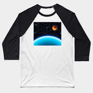 Space Travel Baseball T-Shirt